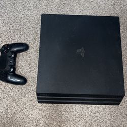 PS4 Pro With Controller 