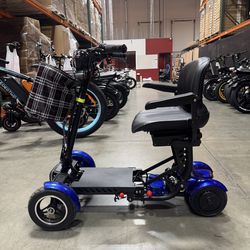 Four-wheeled electric scooter