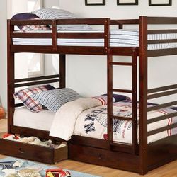 Twin Over Twin Bunkbed And Drawer Free Local Delivery