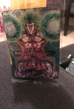 Dragon ball z broly card(movie promo)