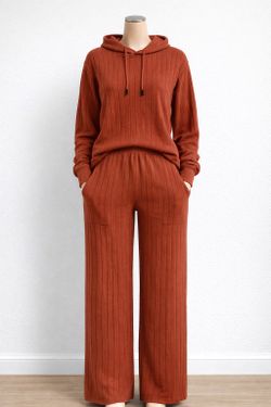Casual ribbed two-piece set//set De Dos Piezas Para Mujer 