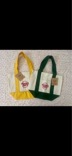 trader joe's mini tote bag set of 4