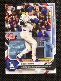 2026 Topps Now #71 • Shohei Ohtani • Longest On-Base Streak by Japanese Player