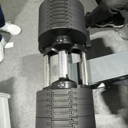 80lb Adjustable Dumbells, Set of 2, Home Gym Workout Equipment