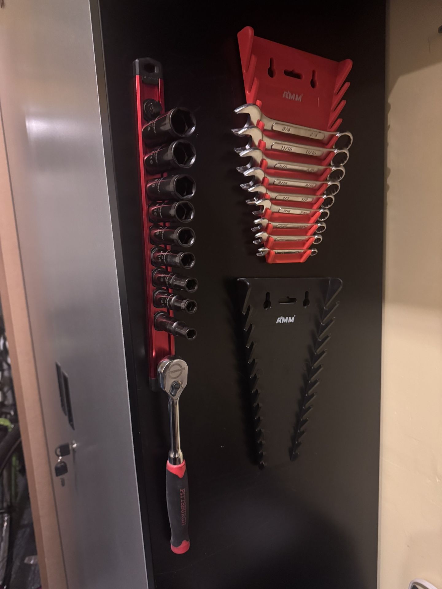 Ratchet + Socket Set + Wrench Set + Magnetic Organizer $5-$40