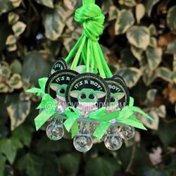 1 Dozen Baby Shower Pacifier Necklaces Star Wars Baby Yoda It’s A  Baby Boy - Baby Shower Games - Party Decorations