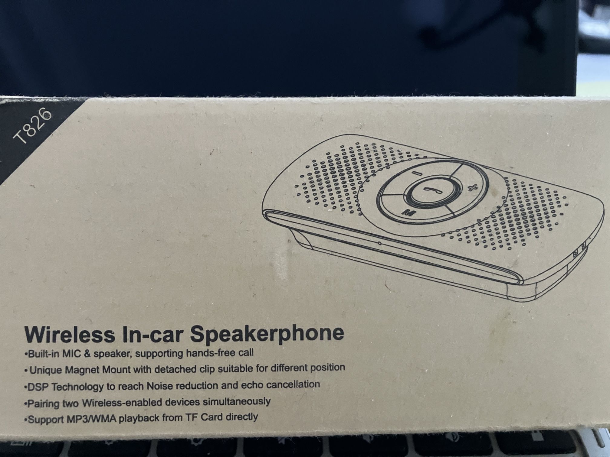 Wireless In Car Speaker Bought And Never Used