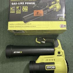 RYOBI 110 MPH 525 CFM 40-Volt Li-Ion RY40408 Leaf Blower TOOL ONLY