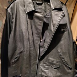 For All Man Kind 7 XL Leather Jacket