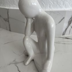 White, Silver Or Gold Male Nude Statue,  Fingers Crossed, Lion Head, Leather Camel, Wicker Stool, King Tut Or Cheetah Leopard Box. $25 Each