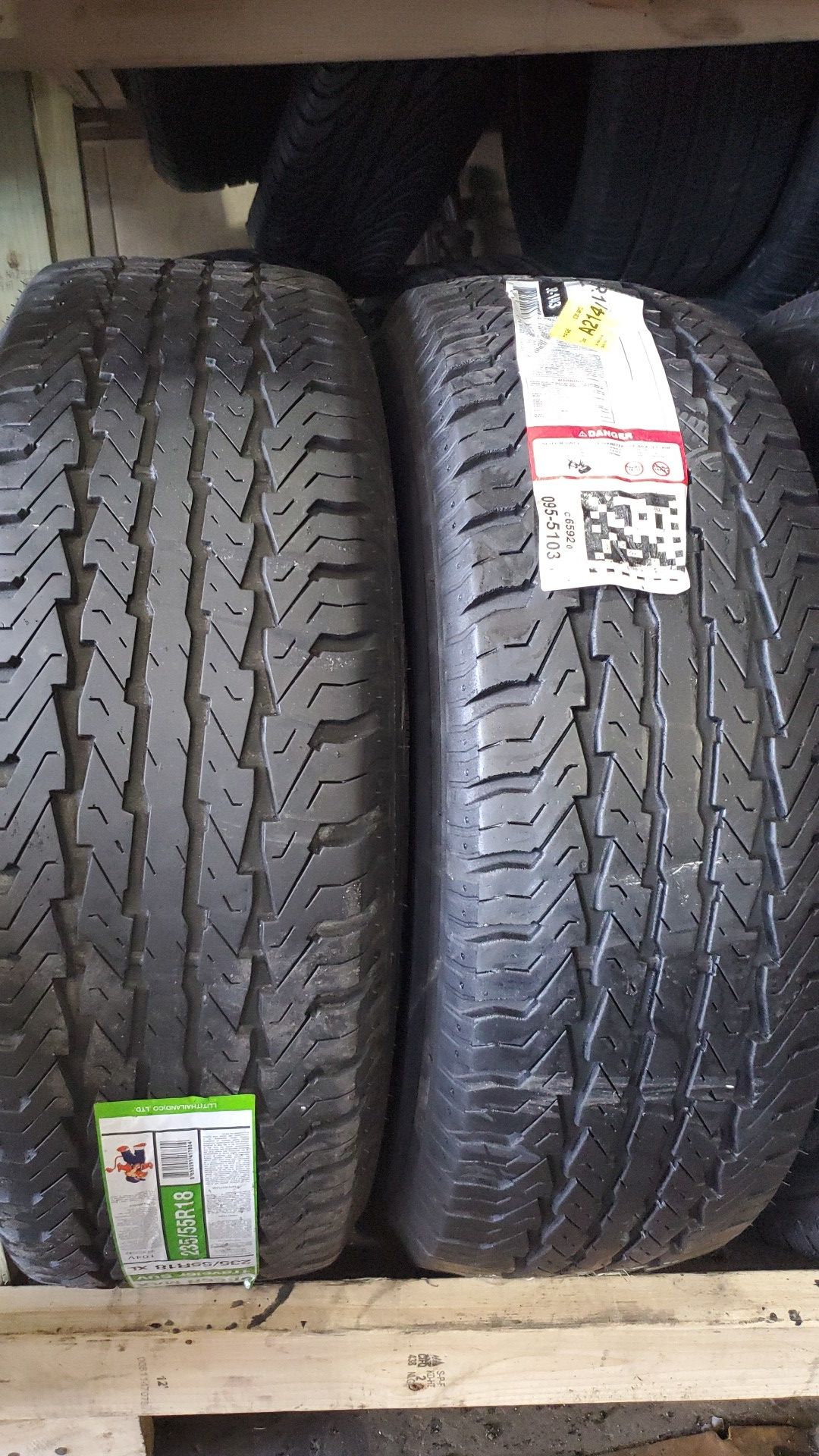 Two bright new set of LT tires for {link removed}/16