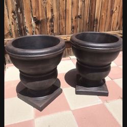 New Flower Pots Made Out Of Cement Perfect Gift 