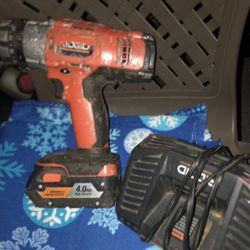 DRILL WITH 4ah BATTERY AND CHARGER 