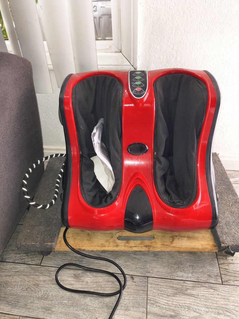Costway Leg Massager Shiatsu Kneading Rolling Vibration Heating