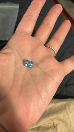 Genuine, Aquamarine, Gemstone, Twins