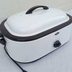 Oster 18-Quart Electric Roaster Oven Suitable for Turkeys up to 22 lbs with Removable Roasting Pan for Easy Cleaning l& Liftable Rack for Safe Handlin