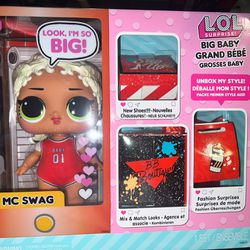 LOL surprise Big Baby Mc Swag 11-inch Doll With Accessories 