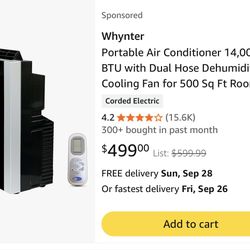 Wynter Portable Air Conditioner