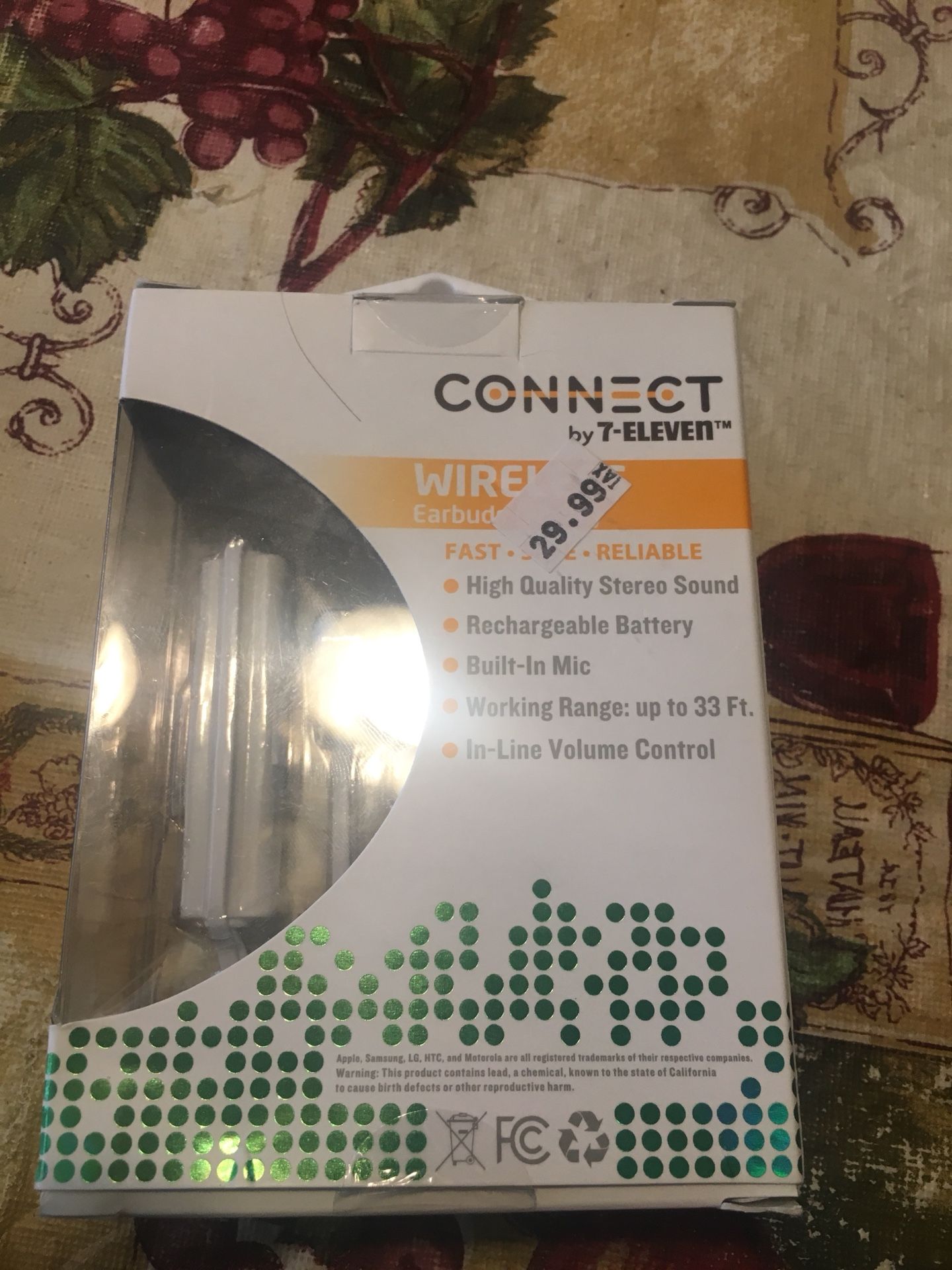 Wireless Bluetooth Headphones w Mic
