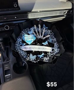Corpse Bride Gothic Flower Bouquet