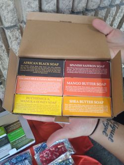 Shea Olein soaps 6 bundle