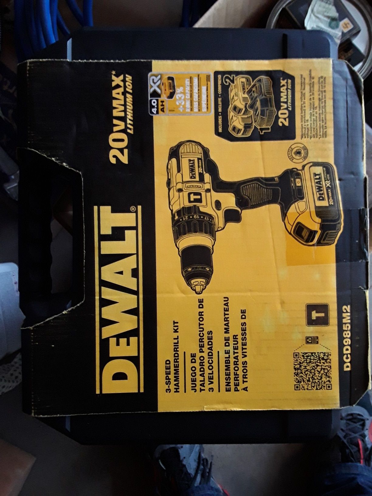 New dewalt hammer drill kit