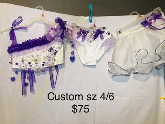 Reduced!! Girls Pageant Swimwear Child’s Size Custom 4/6. Like New!