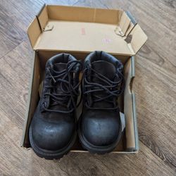 Timberland Black Boots For Toddler 