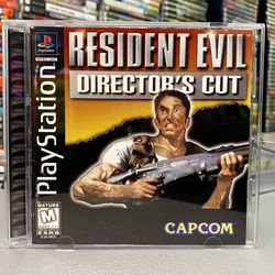 Resident Evil Director's Cut (Sony PlayStation 1, 1997)  *TRADE IN YOUR OLD GAMES/TCG/COMICS/PHONES/VHS FOR CSH OR CREDIT HERE*