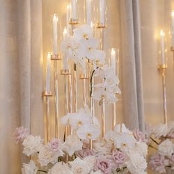 Tall Gold Wedding Candelabras
