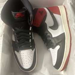 Jordan 1 High Black Toe Reimagined Size 11.5 Used