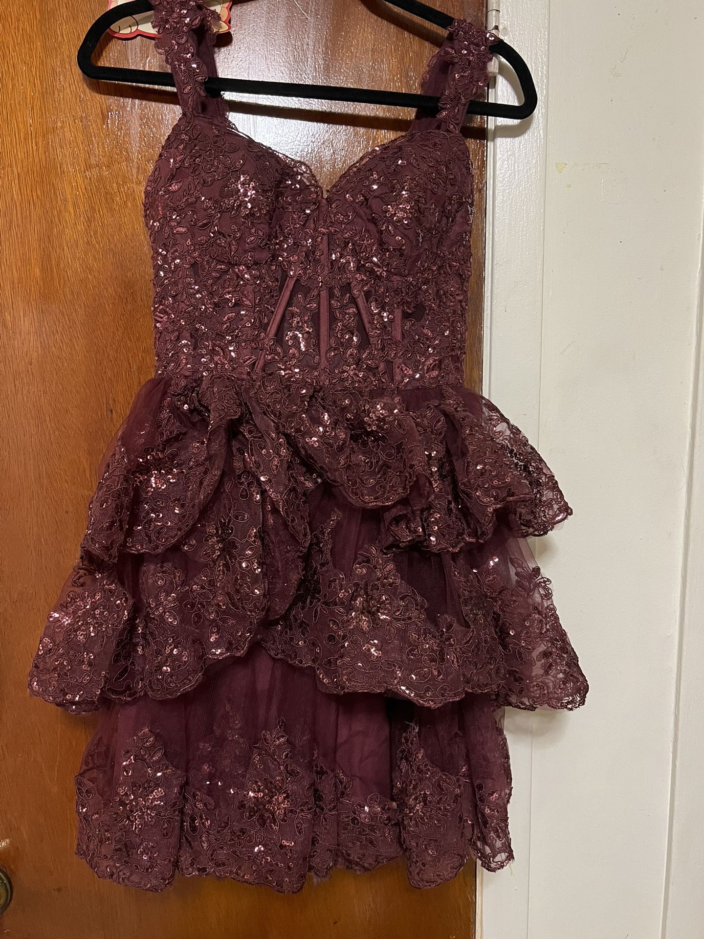 Maroon Cocktail Dress