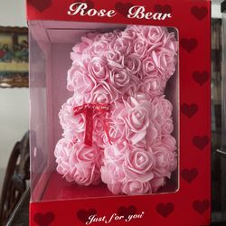 Pink Rose Bear