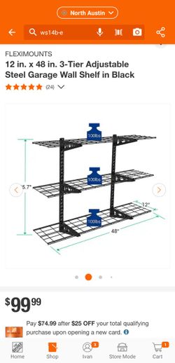 Garage Adjustable Shelving