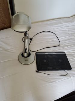 Desk Lamp And Laptop Cooler