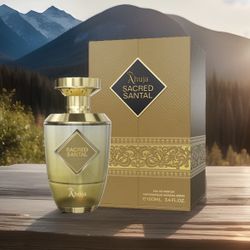 Ahuja Sacred Santal Eau de Parfum Spray 100ml 3.4 fl oz Unisex Sandalwood Leath…
