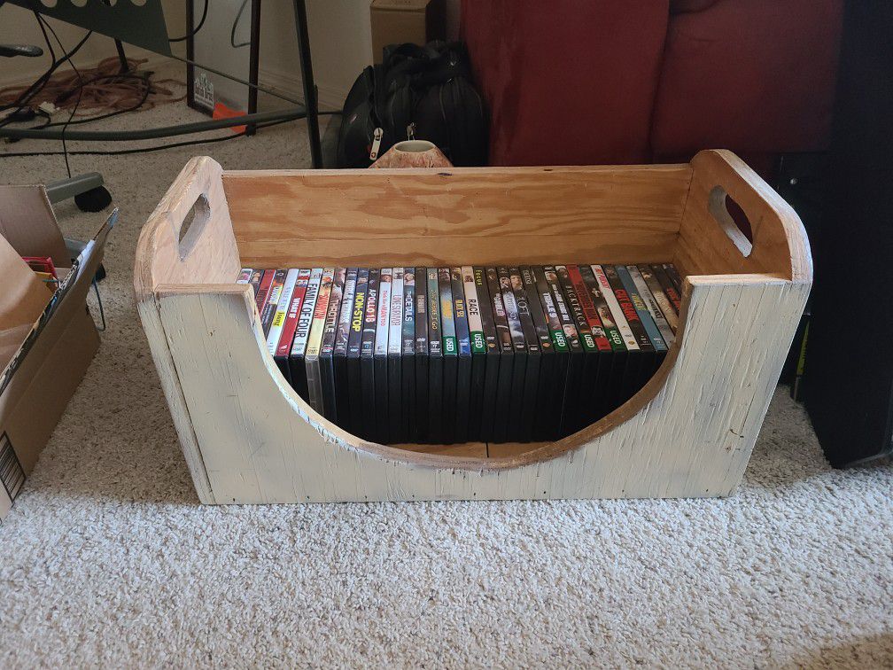 Dvds with wooden box