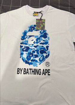 White Blue Bape