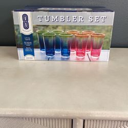 Eight Piece Acrylic Tumblr Set