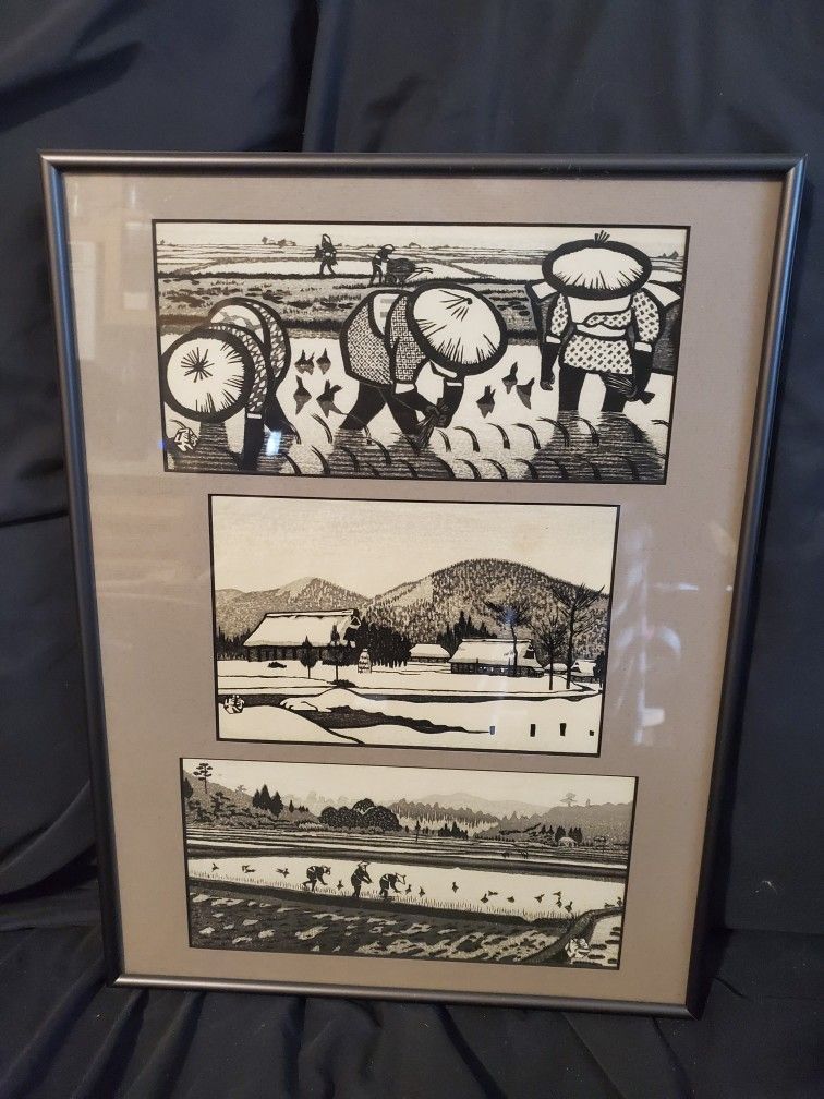 1970's Wood Block Prints