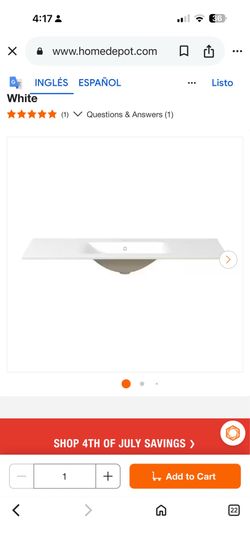 Luxury 71" Double/Large Bathroom Basin Sink - NEW IN BO