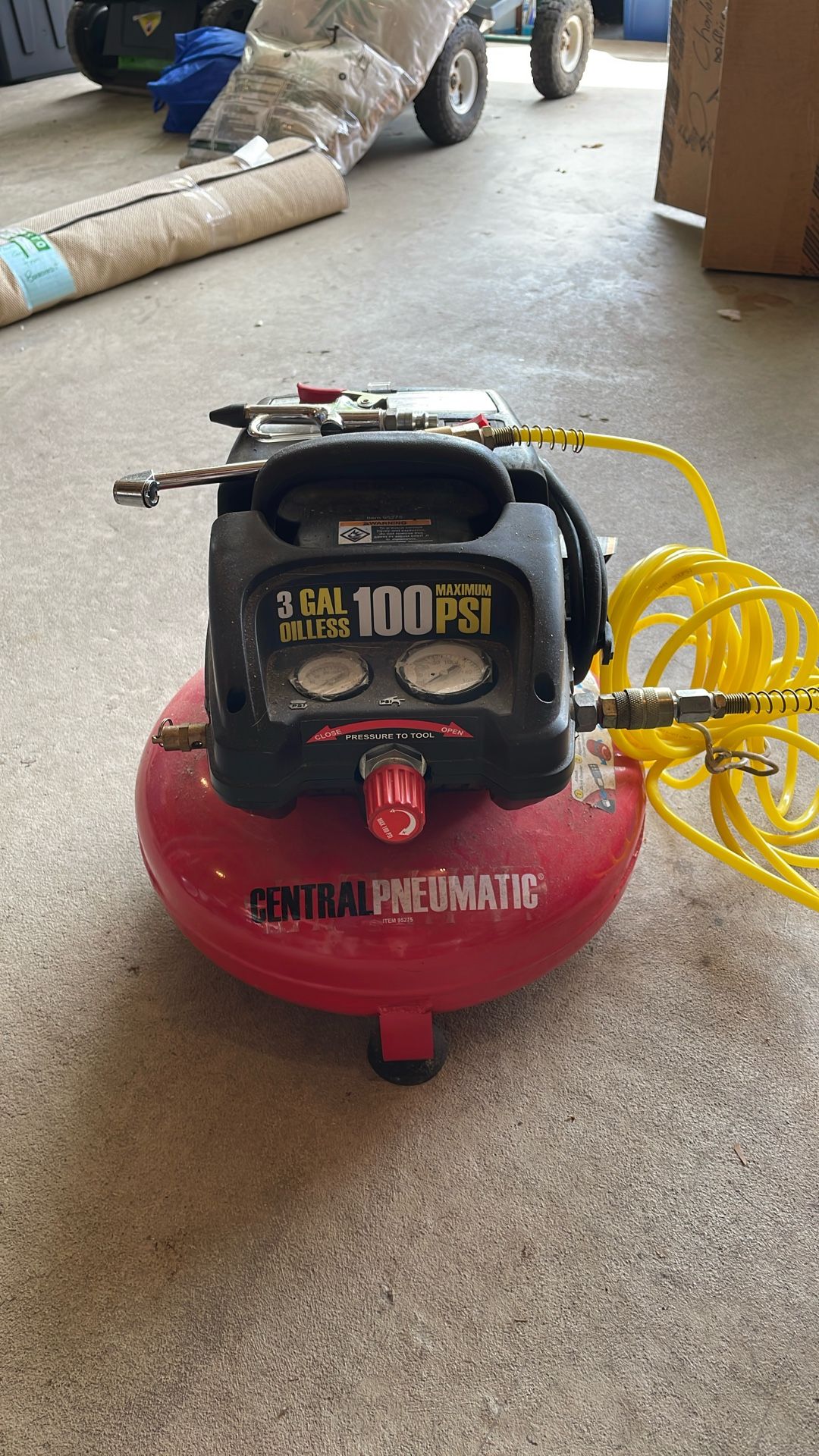 Central Pneumatic Air Compressor