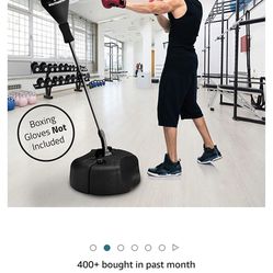Punching Bag with Stand, Boxing Bag for Adults and Teens - Height Adjustable - Speed Bag - Great for MMA Training, Boxing Equipment, Workout Equipment