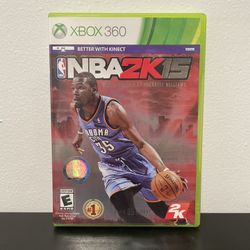 NBA 2K15 Xbox 360 CIB Video Game Basketball Kevin Durant Microsoft