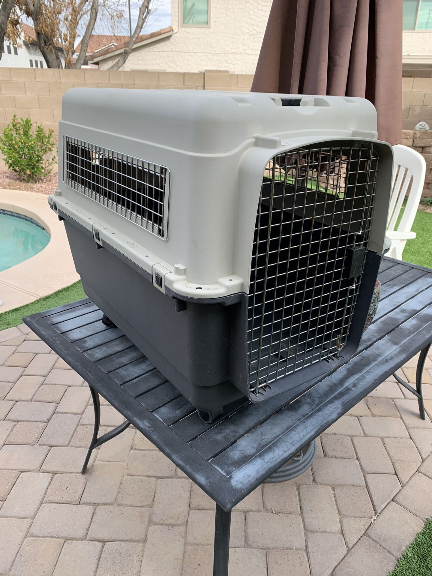 Large Dog Crate With Wheels