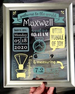 Baby Birth Announcement Keepsakes