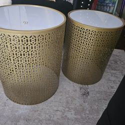 Nesting Metal Round Coffee Tables