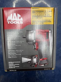 1/2” Drive Mac Tools Air Impact Wrench