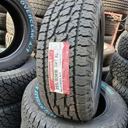 4 New Tires Installed/ 4 Llantas Nuevas Instaladas 265/60/18 Land Spider Tires