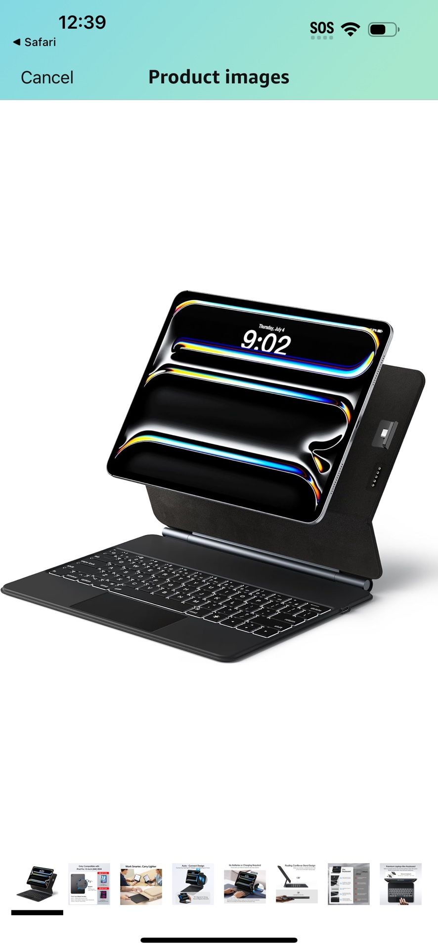 Runelk Suspension Magnetic Keyboard For iPad 10th Gen